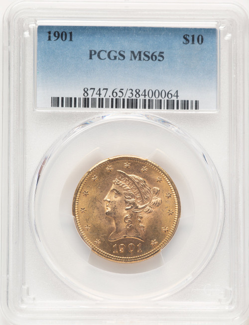 1901 $10 Liberty Eagle PCGS MS65 (780925026)