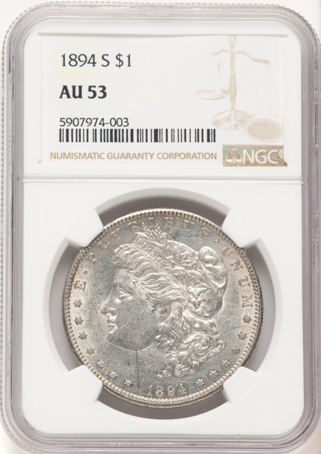 1894-S Morgan Dollar NGC AU53