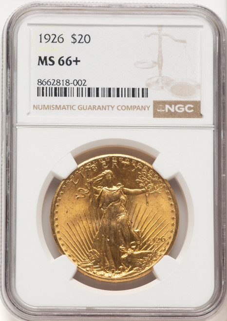 1926 $20 Saint-Gaudens Double Eagle NGC MS66+ (521416028)