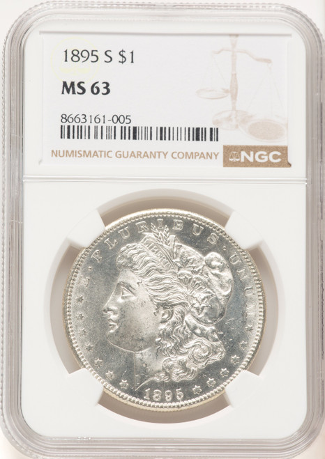 1895-S Morgan Dollar NGC MS63
