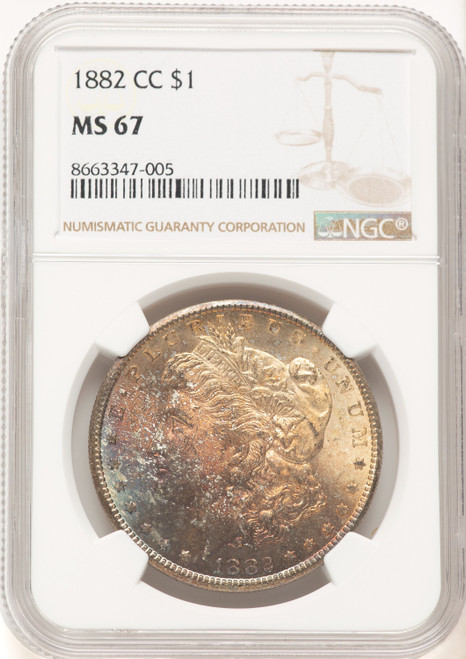 1882-CC Morgan Dollar NGC MS67 (506973022)
