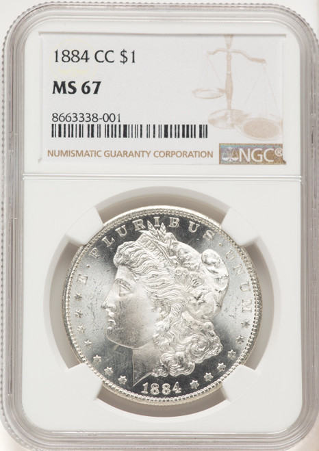 1884-CC Morgan Dollar NGC MS67 (521834031)