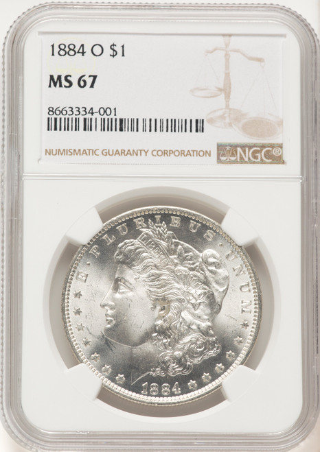1884-O Morgan Dollar NGC MS67 (522030010)