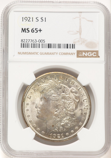1921-S Morgan Dollar NGC MS65+ (782132029)
