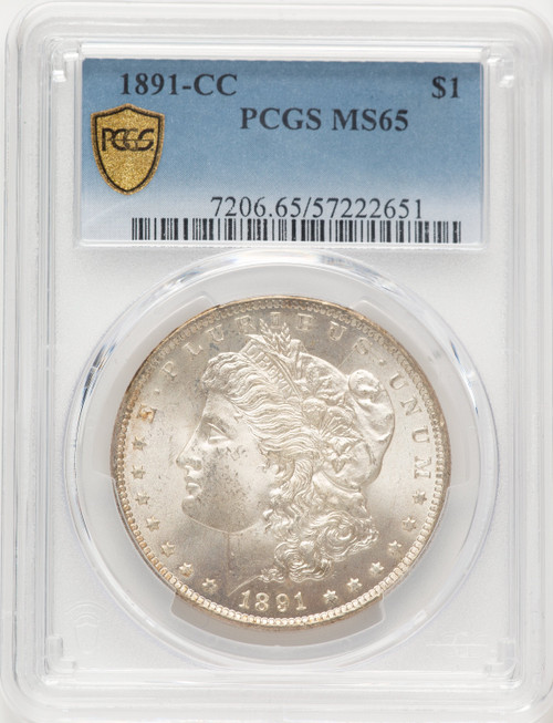 1891-CC Morgan Dollar PCGS MS65 (776720001)