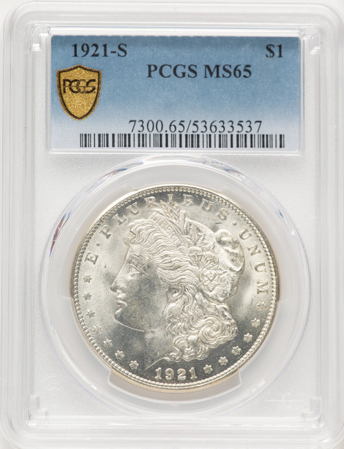 1921-S Morgan Dollar PCGS MS65 (777194219)