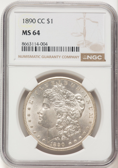 1890-CC Morgan Dollar NGC MS64 (778282007)