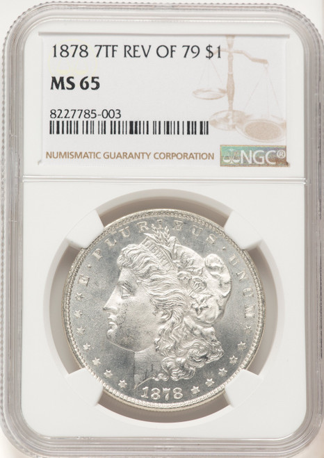 1878 7TF Reverse of 1879 Morgan Dollar NGC MS65 (782132014)
