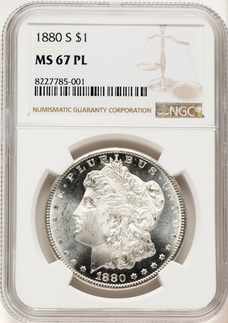 1880-S PL Morgan Dollar NGC MS67 (782132019)
