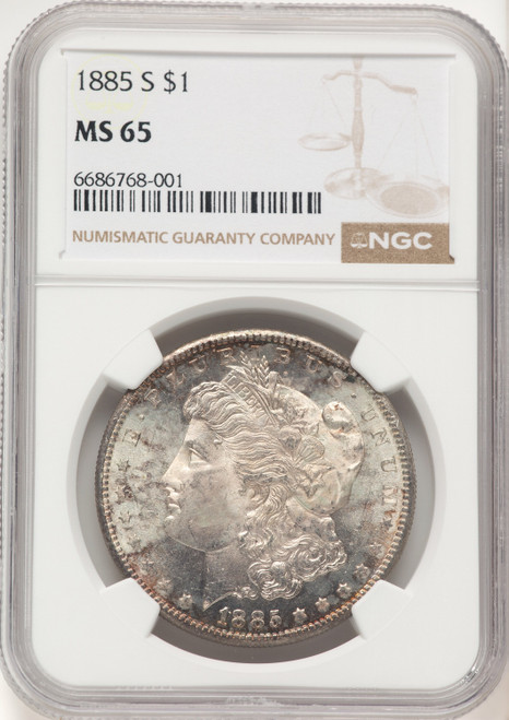 1885-S Morgan Dollar NGC MS65 (506970014)