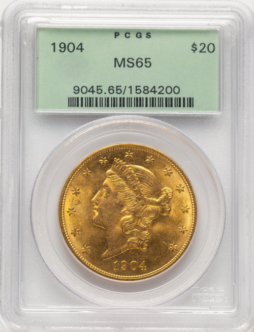 1904 $20 Liberty Liberty Double Eagle PCGS MS65 (507423011)