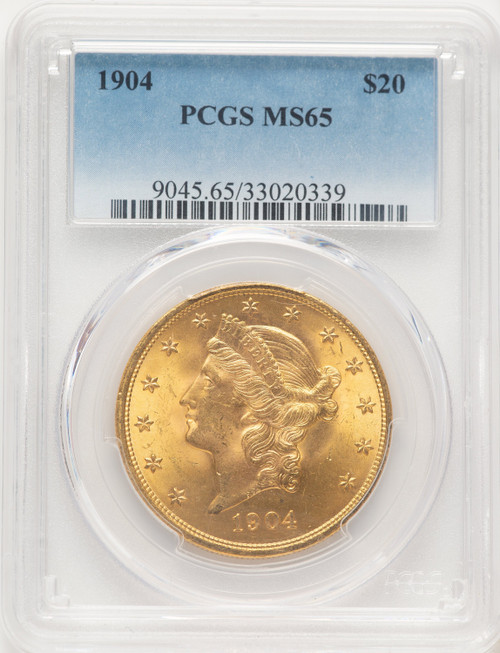 1904 $20 Liberty Liberty Double Eagle PCGS MS65 (781895006)