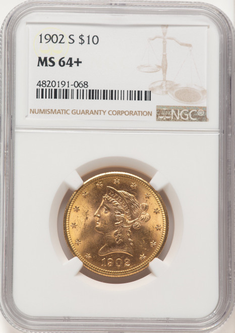 1902-S $10 Liberty Eagle NGC MS64+ (521987239)