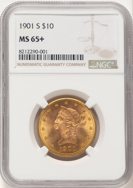 1901-S $10 Liberty Eagle NGC MS65+ (782214058)