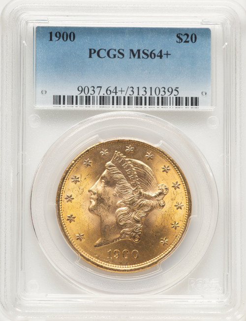 1900 $20 Liberty Double Eagle PCGS MS64+ (521843060)