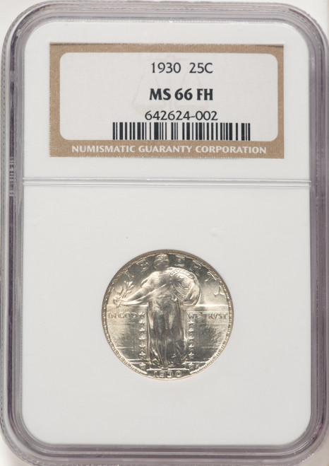 1930 25C FH Standing Liberty Quarter NGC MS66