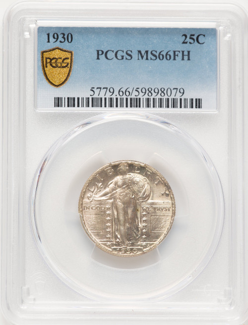 1930 25C FH Standing Liberty Quarter PCGS MS66