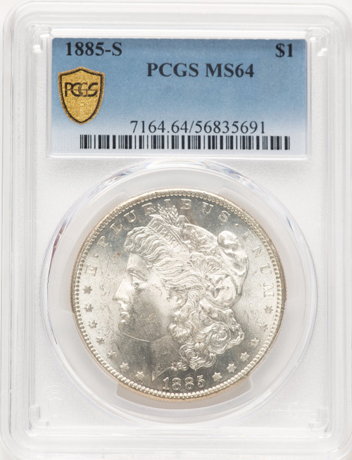 1885-S Morgan Dollar PCGS MS64 (779869007)