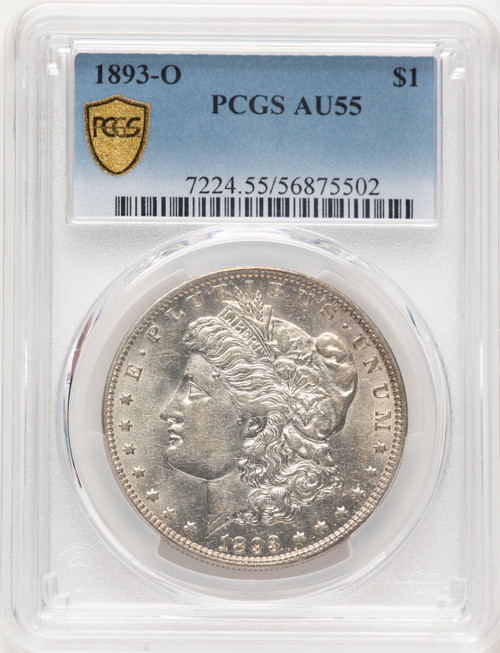 1893-O Morgan Dollar PCGS AU55 (781934007)