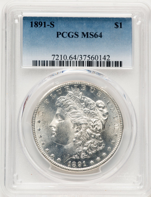 1891-S Morgan Dollar PCGS MS64 (783713007)