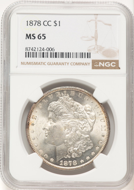 1878-CC Morgan Dollar NGC MS65 (782214020)
