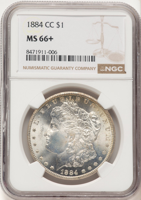 1884-CC Morgan Dollar NGC MS66+ (522320008)