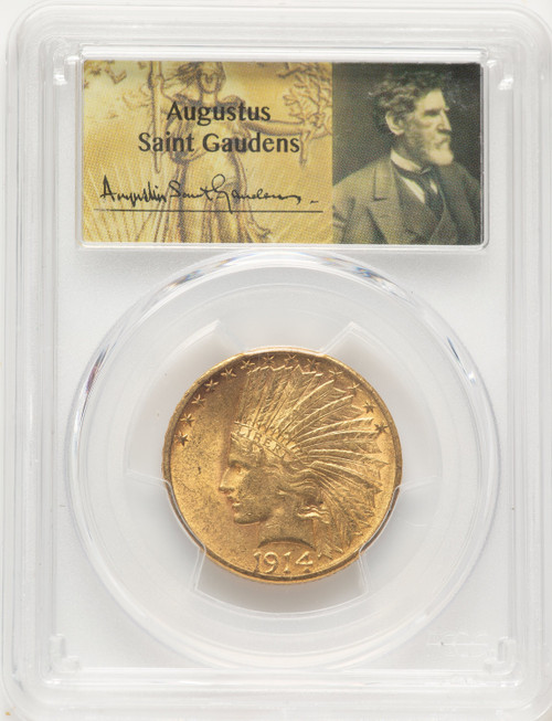 1914-S $10 Indian Eagle PCGS MS62 (784089016)