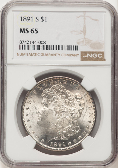 1891-S Morgan Dollar NGC MS65 (783003011)