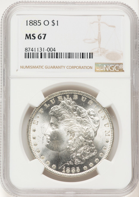 1885-O Morgan Dollar NGC MS67 (522479012)