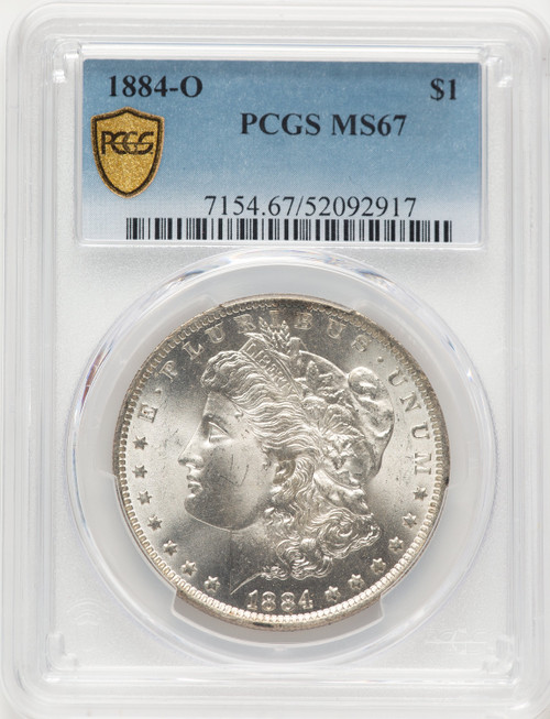 1884-O Morgan Dollar PCGS MS67