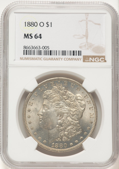 1880-O Morgan Dollar NGC MS64 (781707005)