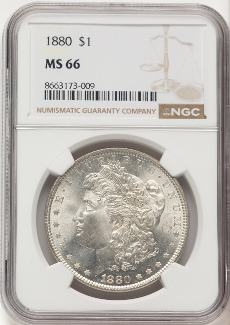 1880 Morgan Dollar NGC MS66 (780454007)