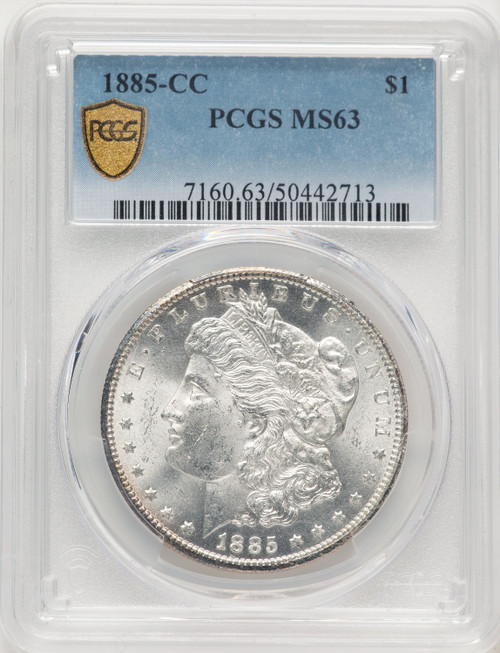 1885-CC Morgan Dollar PCGS MS63 (784709006)