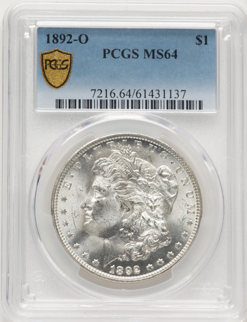 1892-O Morgan Dollar PCGS MS64