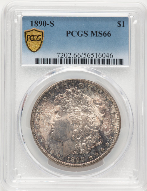 1890-S Morgan Dollar PCGS MS66