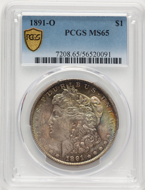 1891-O Morgan Dollar PCGS MS65