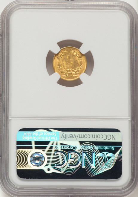 1855 G$1 Type Two Gold Dollar NGC MS62 - LCR Coin