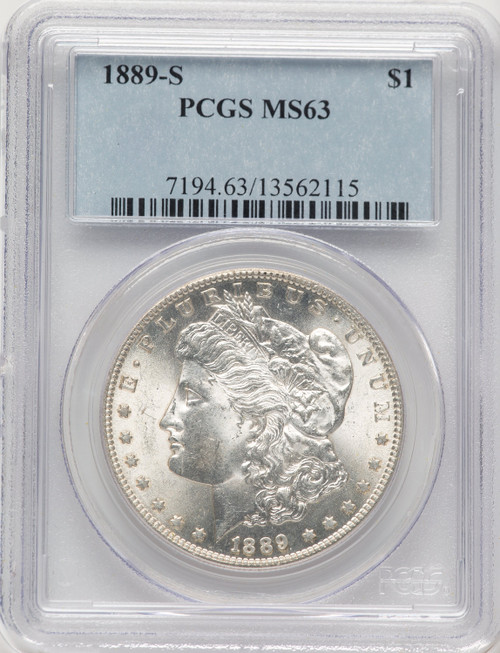 1889-S Morgan Dollar PCGS MS63