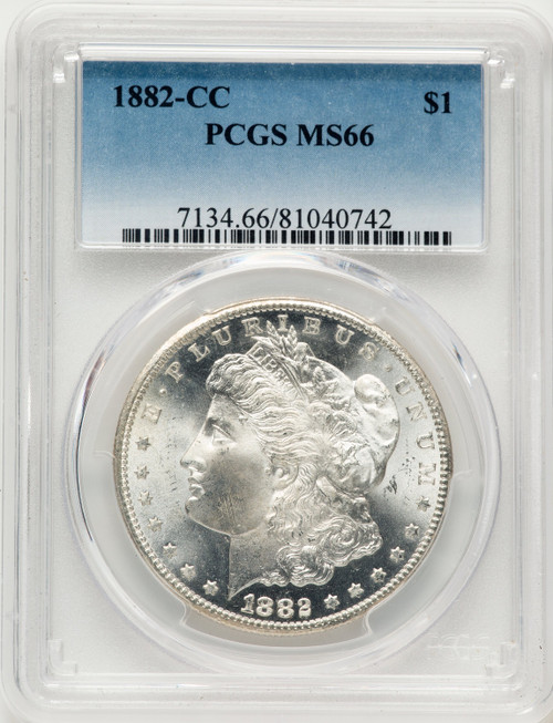 1882-CC Morgan Dollar PCGS MS66