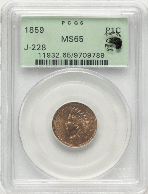 1859 P1C J-228 Patterns PCGS MS65