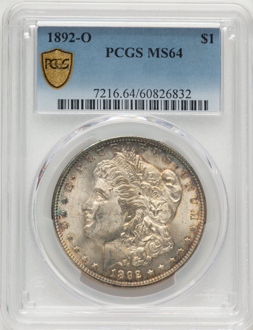 1892-O Morgan Dollar PCGS MS64