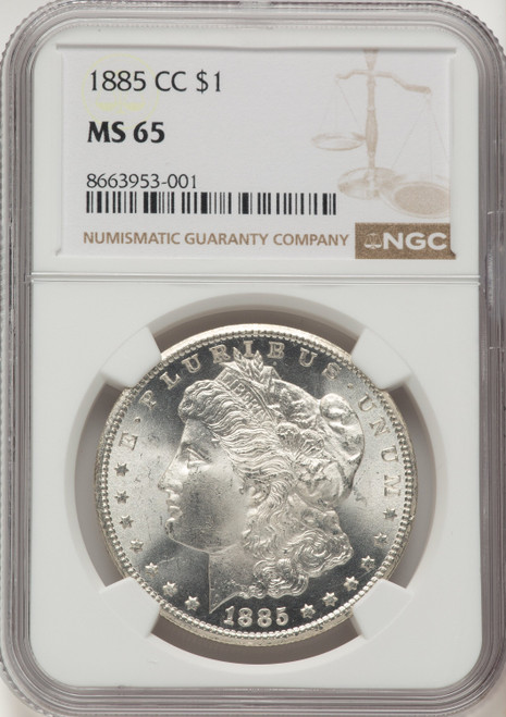 1885-CC Morgan Dollar NGC MS65