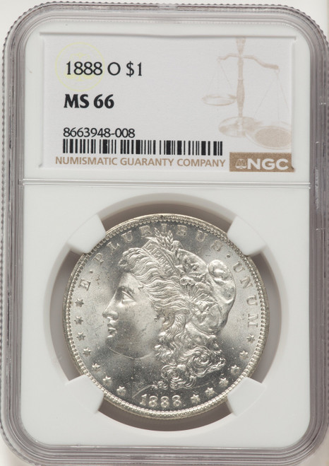 1888-O Morgan Dollar NGC MS66