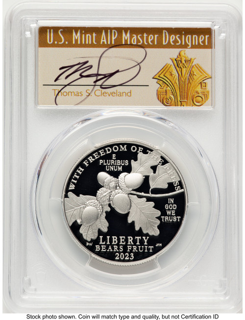 2023-W Proof Platinum Eagle 1 oz FDI Thomas Cleveland Art Deco
