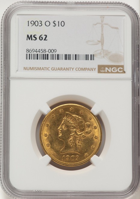 1903-O $10 Liberty Eagle NGC MS62