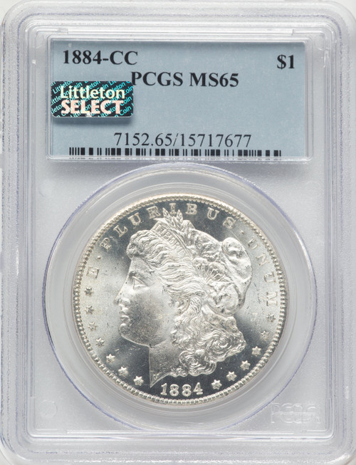 1884-CC Morgan Dollar PCGS MS65
