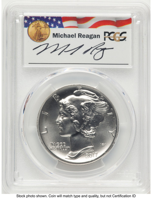 2017 Palladium Eagle 1 oz Reagan Legacy Series Michael Reagan PCGS MS70