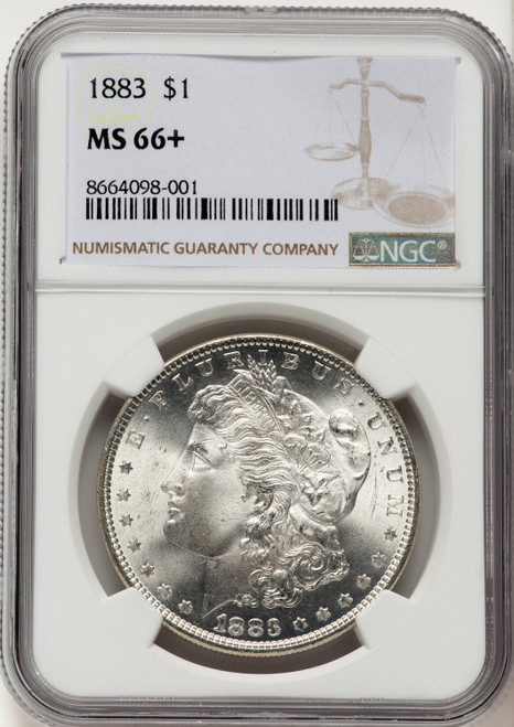 1883 Morgan Dollar NGC MS66+