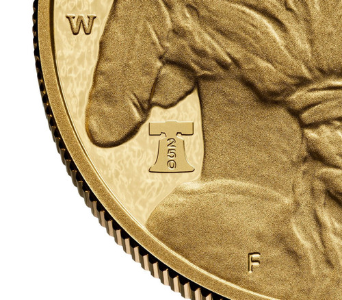 2026-W 1 oz Proof Gold Buffalo Battlefield 250 Liberty Bell CAC