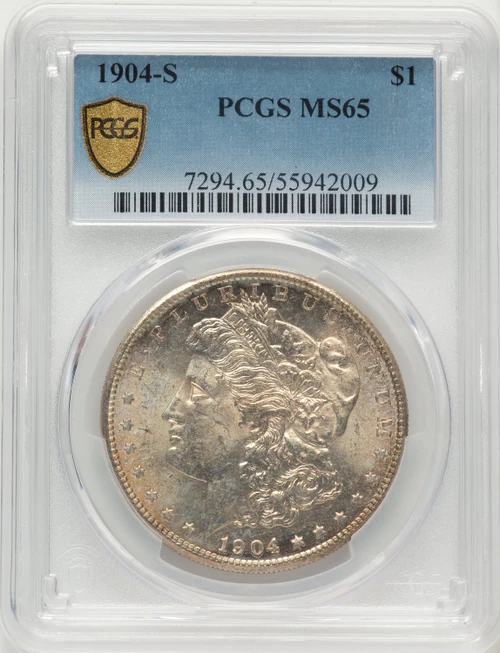 1904-S Morgan Dollar PCGS MS65